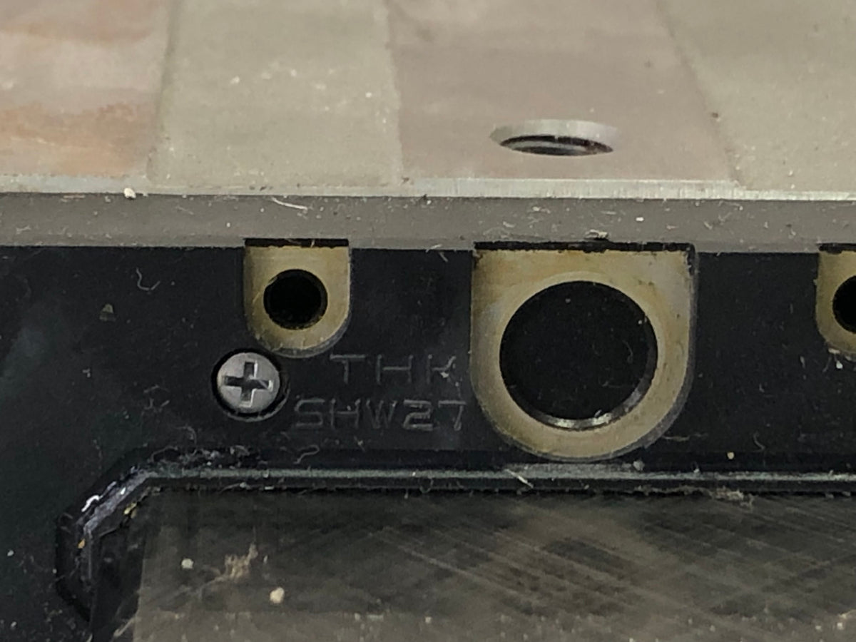 THK SHW27 Linear Guide Slider with 270mm Rail – Wide Type Block and Rail Set