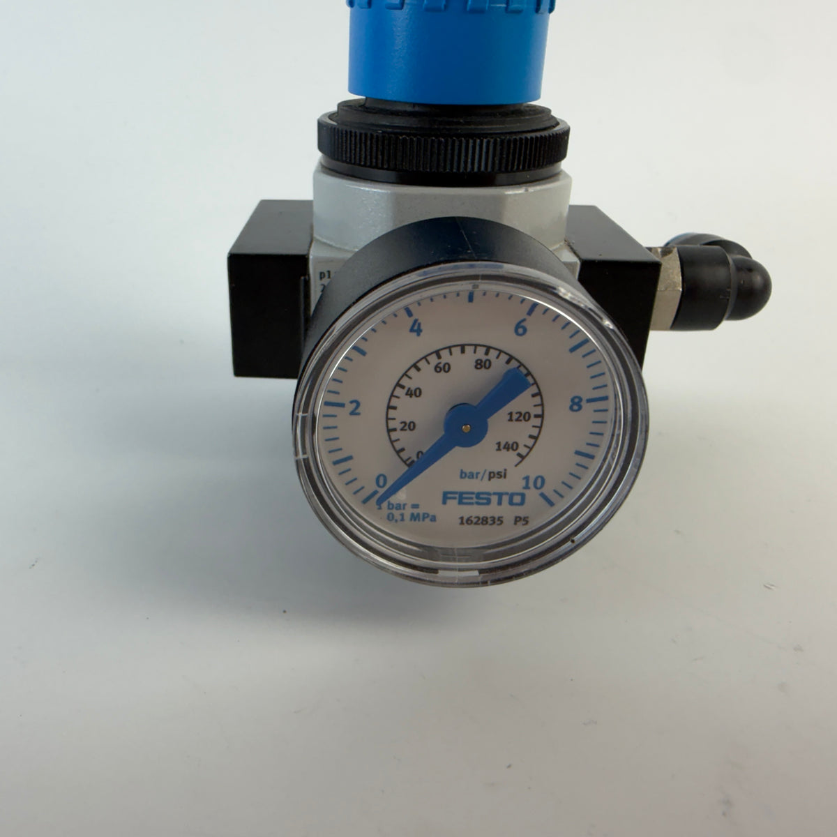 Festo 192306 LR-1/4-D-O-I-MINI Pneumatic Pressure Regulator with Gauge