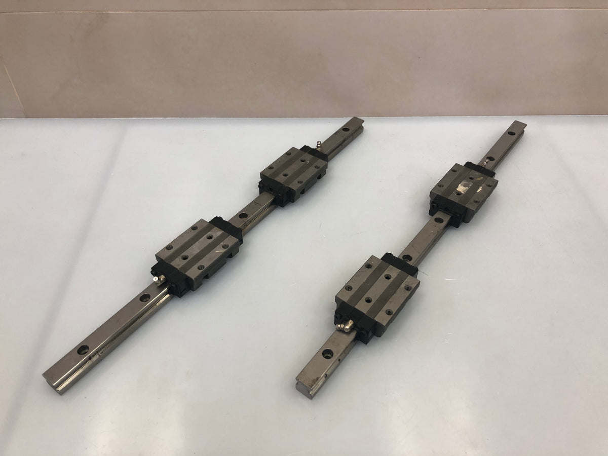 1x IKO LRXG15 Linear Slide – 2 LRXG 15 Blocks with 420mm Rail