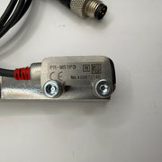 KEYENCE PR-M51P3 Mini-Slim Through-Beam Photoelectric Sensor with Metal Mount