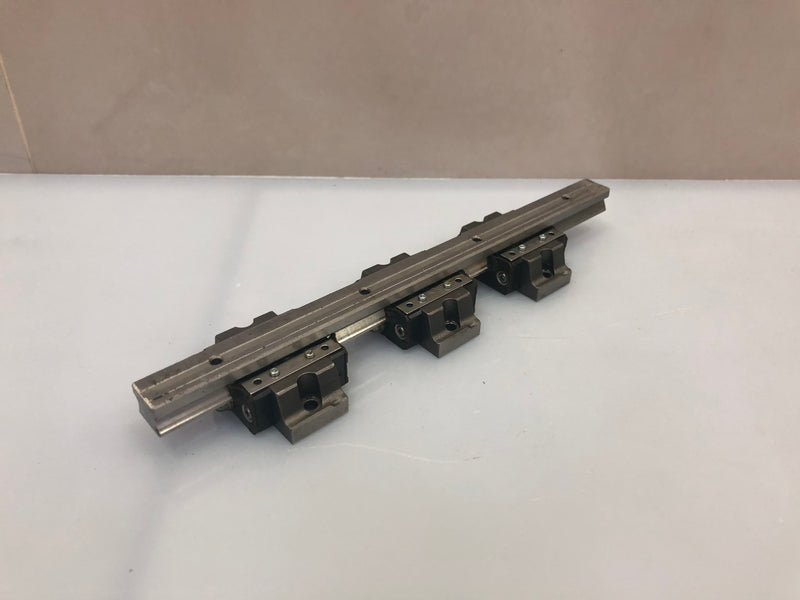 THK SR15SB+230LP Linear Guide – 3 SR15SB Blocks on 230mm Rail