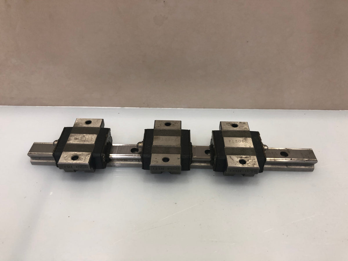 THK SR15SB+230LP Linear Guide – 3 SR15SB Blocks on 230mm Rail