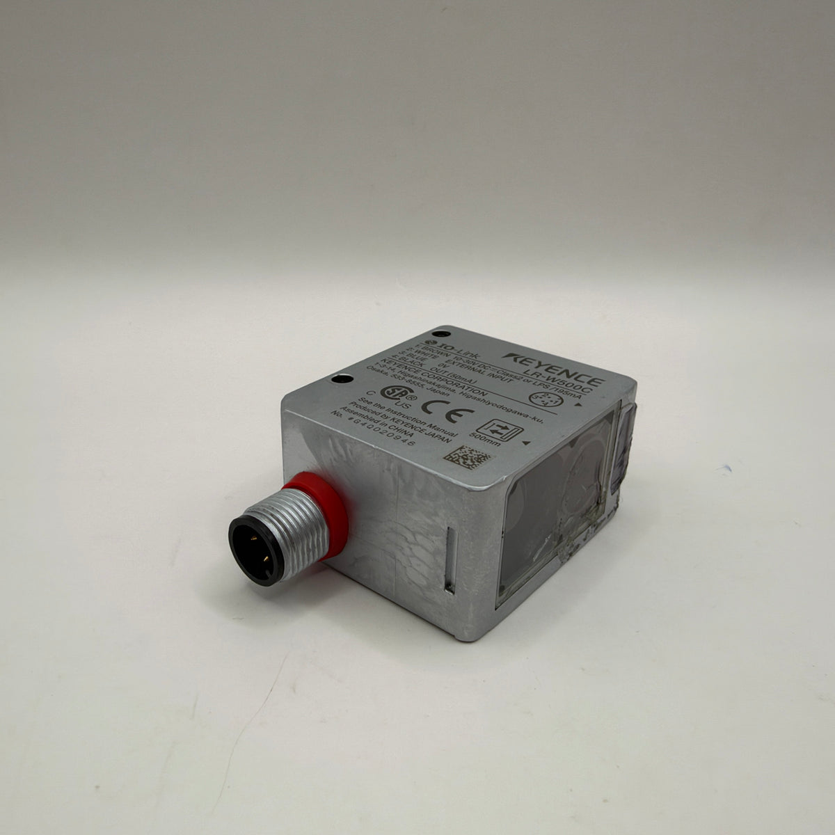 KEYENCE LR-W500C Full-Spectrum Sensor IO-Link 500mm – For Parts or Repair