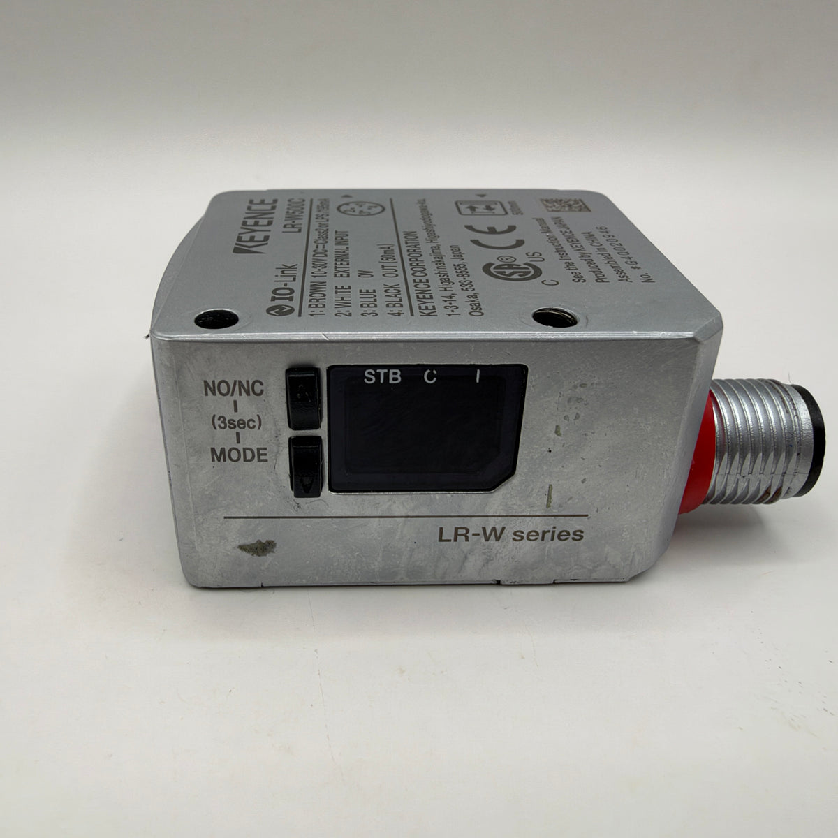 KEYENCE LR-W500C Full-Spectrum Sensor IO-Link 500mm – For Parts or Repair