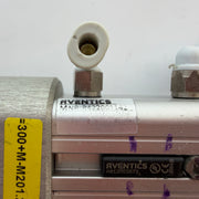 AVENTICS R422001142 CCI Compact Pneumatic Cylinder 16mm Bore 10mm Stroke with 2 Sensors