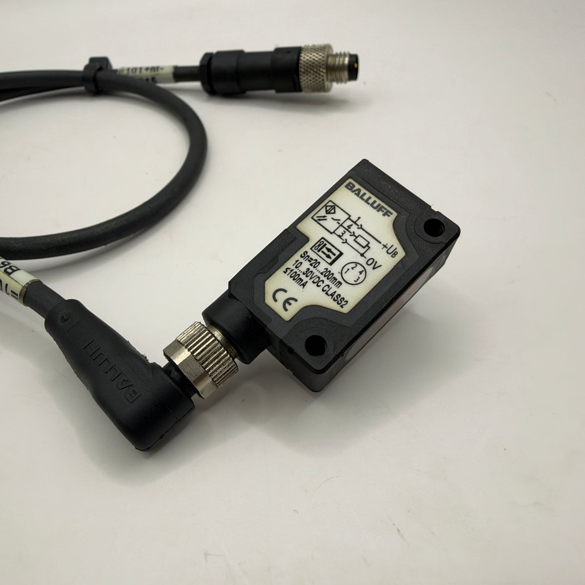 BALLUFF BOS012A BOS 5K-PS-RH12-S75 Diffuse Photoelectric Sensor with BALLUFF Cable