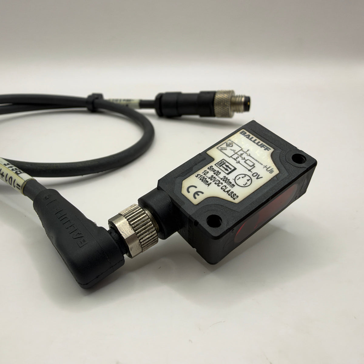 BALLUFF BOS012A BOS 5K-PS-RH12-S75 Diffuse Photoelectric Sensor with BALLUFF Cable