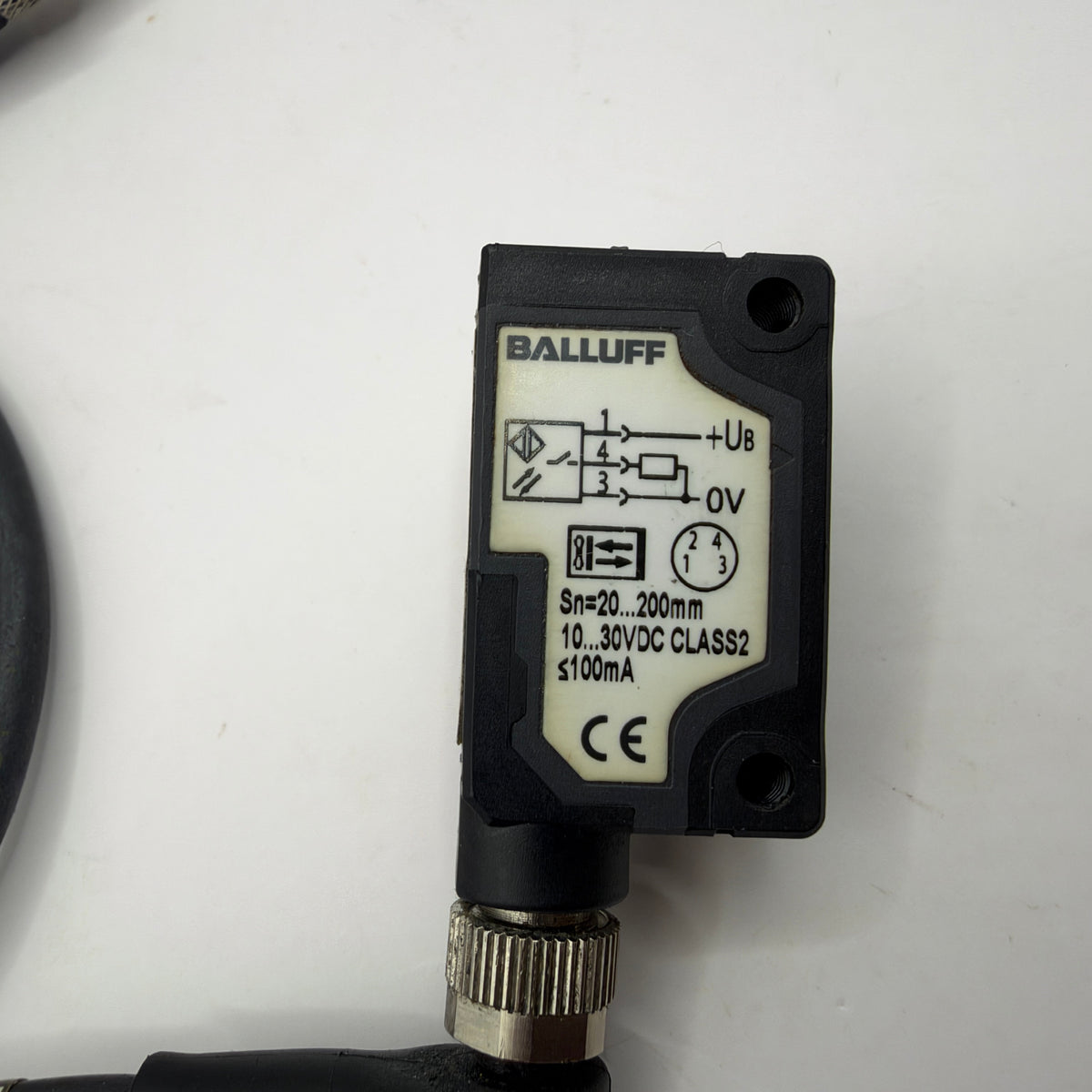 BALLUFF BOS012A BOS 5K-PS-RH12-S75 Diffuse Photoelectric Sensor with BALLUFF Cable