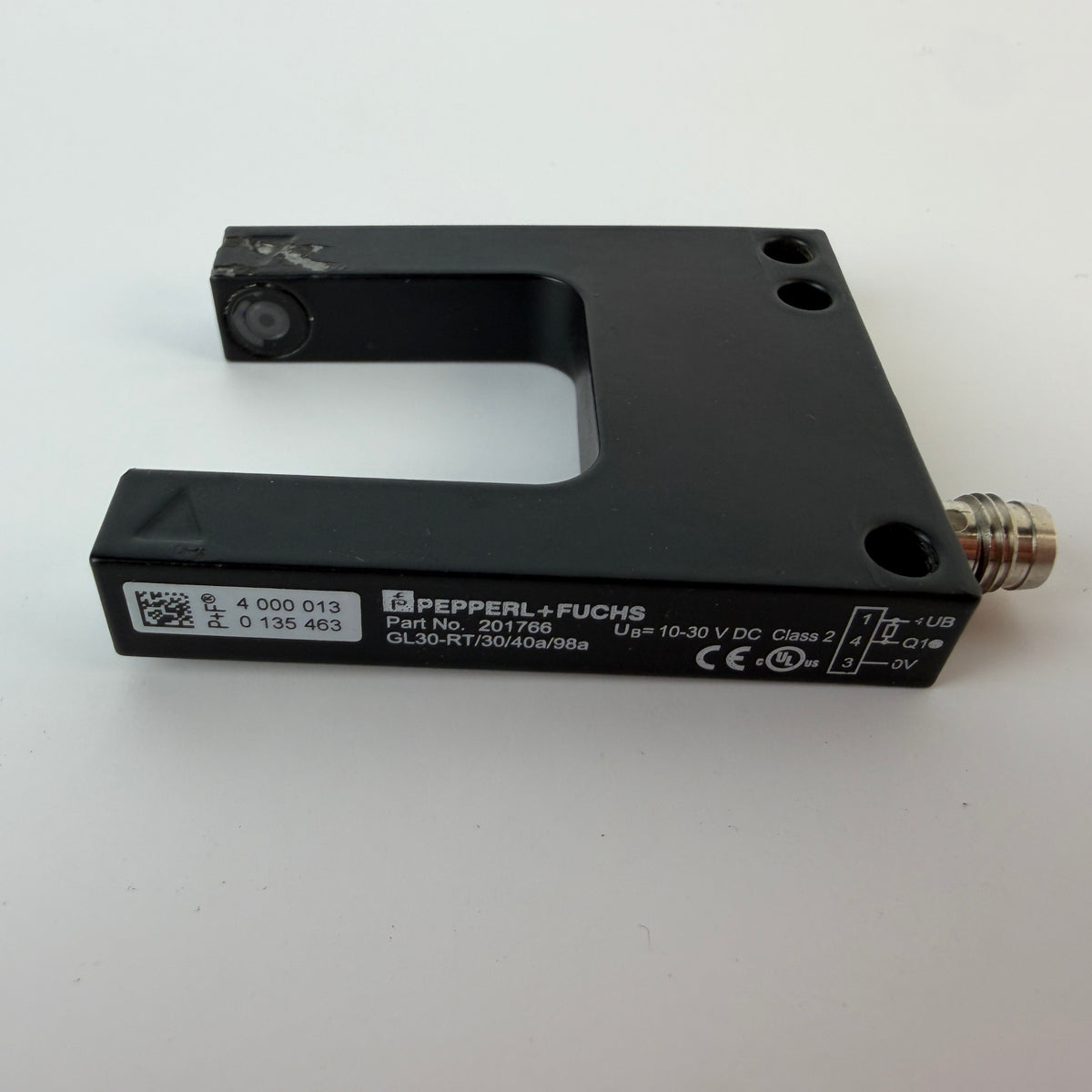 Pepperl+Fuchs 201766 GL30-RT/30/40a/98a Photoelectric Slot Sensor 30mm NPN