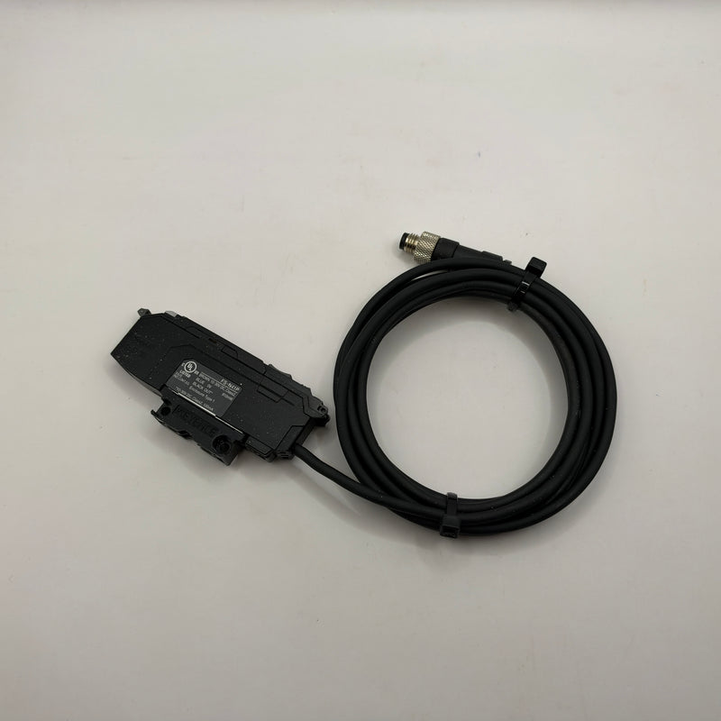 KEYENCE FS-N41P Digital Fiber Optic Sensor Amplifier PNP with 2m Cable