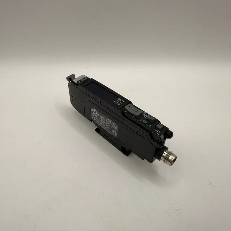 KEYENCE FS-N41C Digital Fiber Optic Sensor Amplifier IO-Link M8 4-Pin
