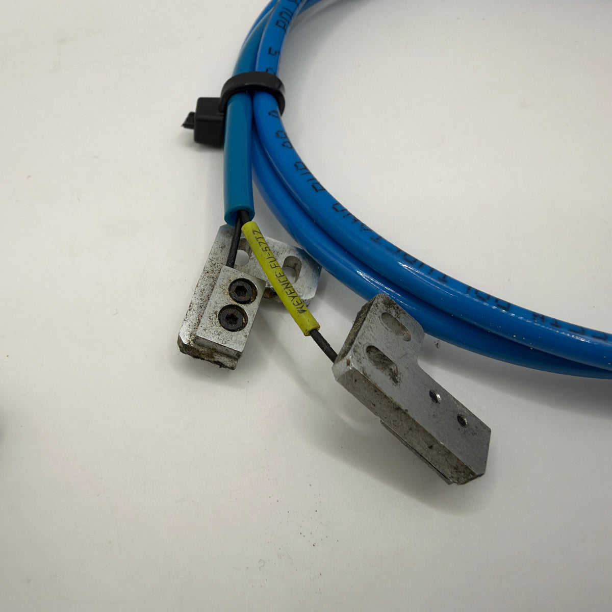 KEYENCE FS-N41C Digital Fiber Optic Sensor Amplifier with FU-57TZ Through-Beam Fiber Unit