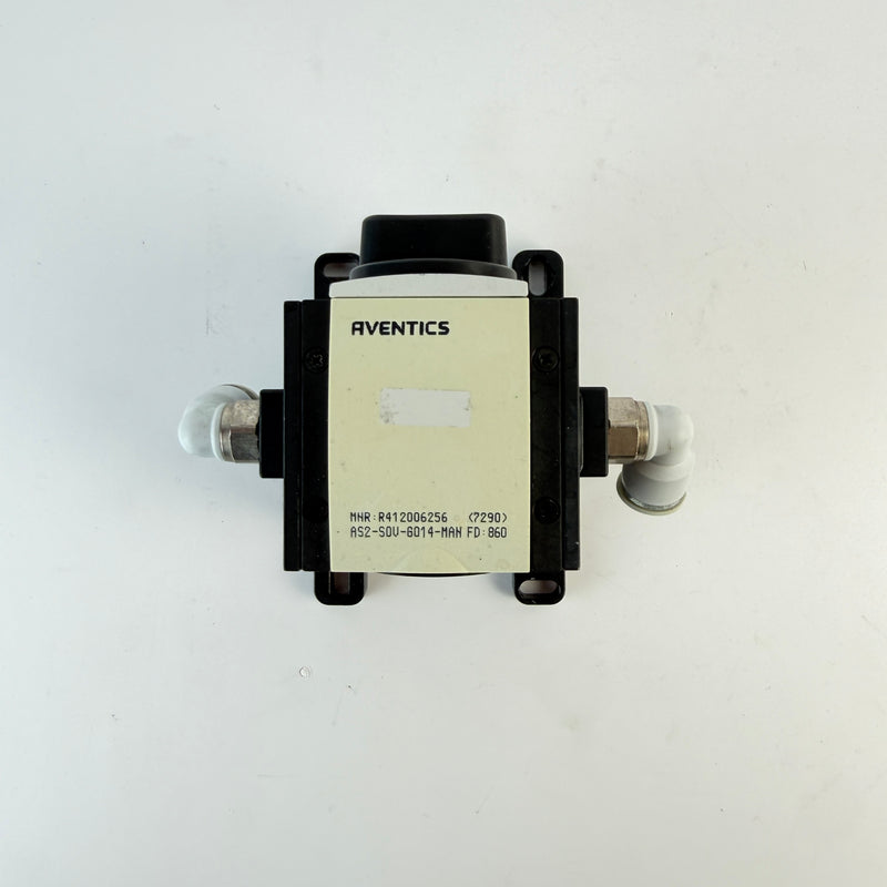 AVENTICS R412006256 AS2-SOV-G014-MAN 3/2 Pneumatic Shut-Off Valve G1/4