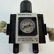 AVENTICS R412014706 AS1-RGS-G014-GAI Pneumatic Pressure Regulator G1/4 with Gauge
