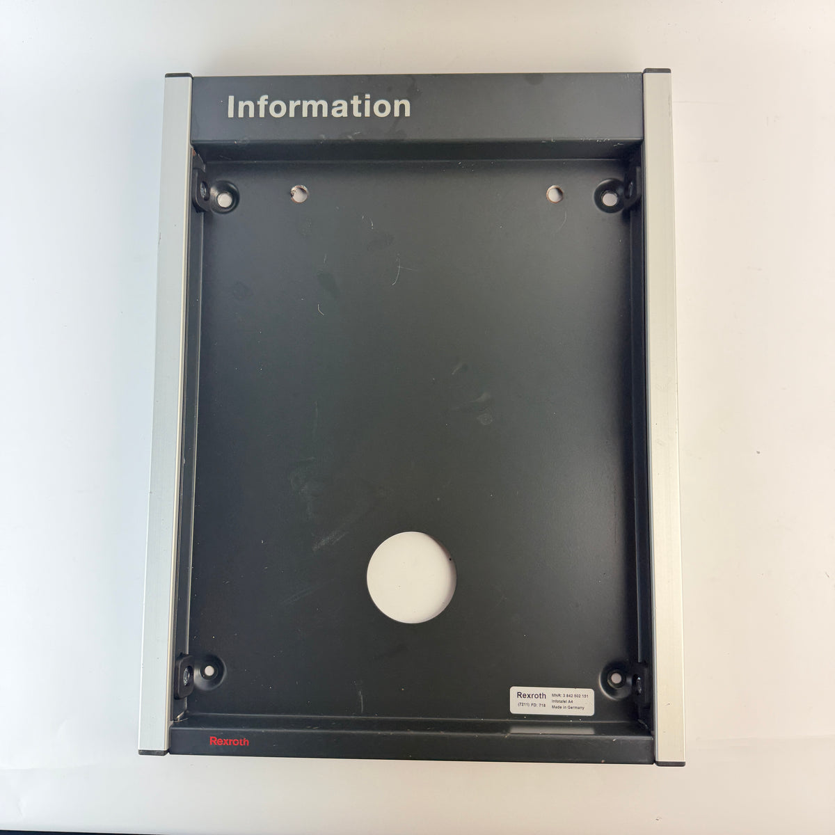 Bosch Rexroth 3842502151 Information Board A4 Industrial Workstation Display