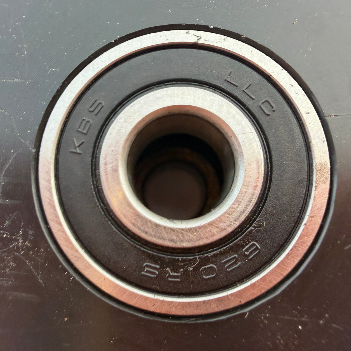 Lot of 7 Conveyor Guide Rollers with KBS 6201RS Bearings 70mm x 45mm