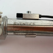 AVENTICS 0822333206 MNI Pneumatic Cylinder 20mm Bore 125mm Stroke with 2 Sensors