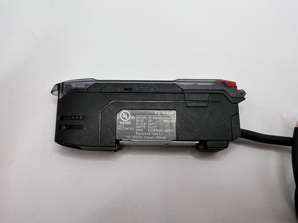 Keyence FS-N43P Fiber Optic Sensor Amplifier
