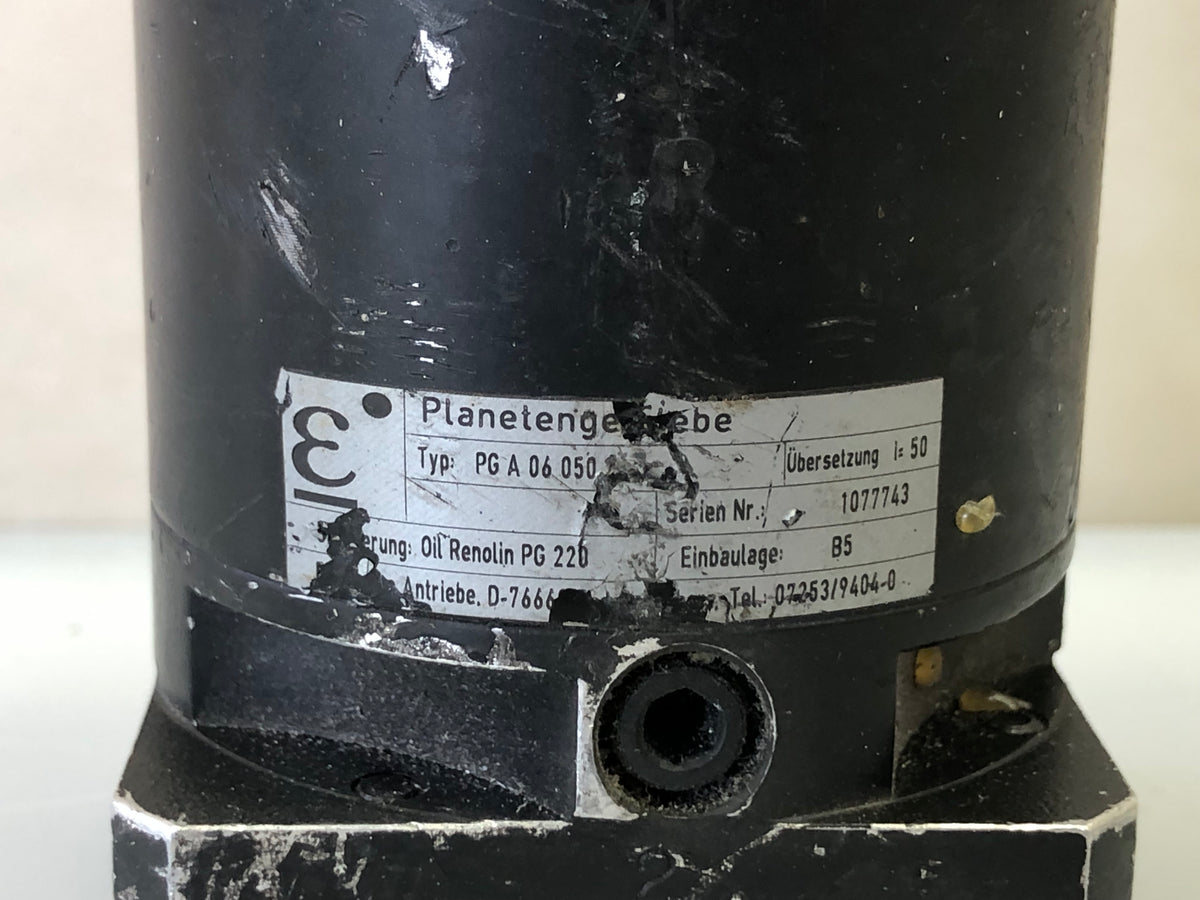 Planetengetriebe PG A 06 050 Gearbox – 50:1 Ratio Planetary Gearbox