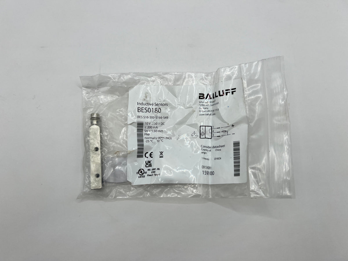 1x Balluff BES0180 Inductive Sensor BES-516-300-S166-S49 New in Box