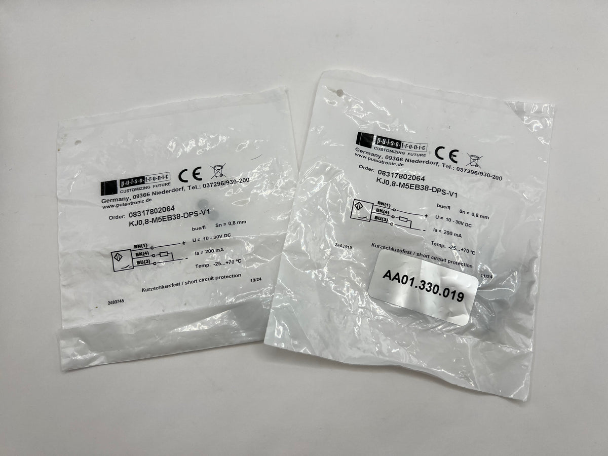 1x Pulsotronic 08317802064 Proximity Sensor KJ8-M5EB38-DPS-V1
