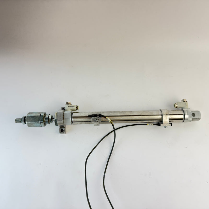 AVENTICS 0822334208 MNI 25/200 Pneumatic Cylinder with 2x R412022873 Sensors