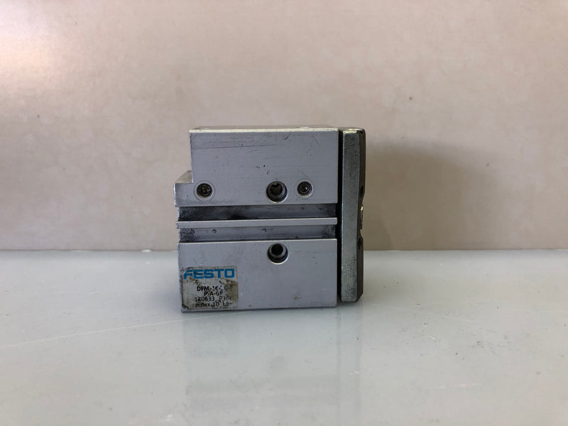 FESTO DFM‑16‑20‑P‑A‑GF Guided Cylinder – 16 mm Bore, 20 mm Stroke (P/N 170833, DFM1620PAGF)