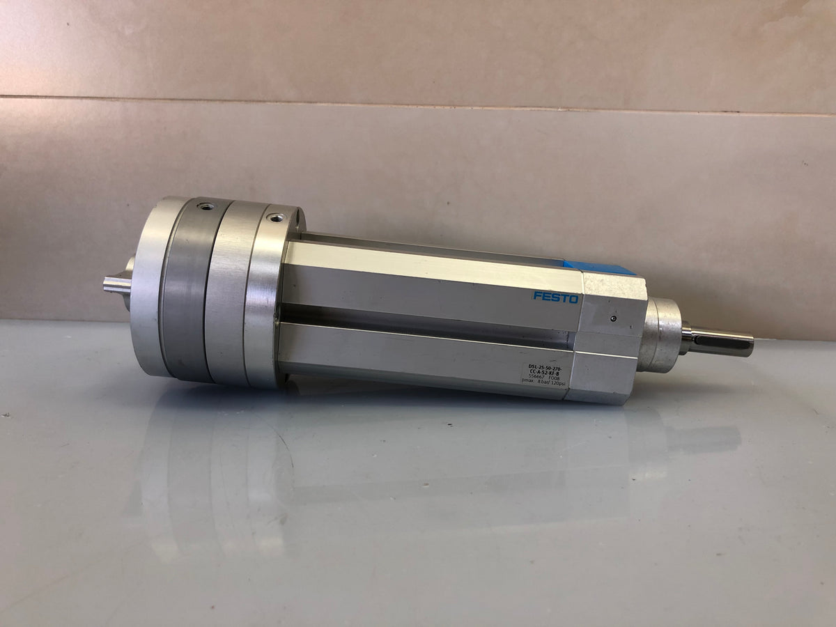 FESTO DSL‑25‑50‑270‑CC‑A‑S2‑KF‑B Swivel‑Linear Unit – 25 mm Bore, 50 mm Stroke