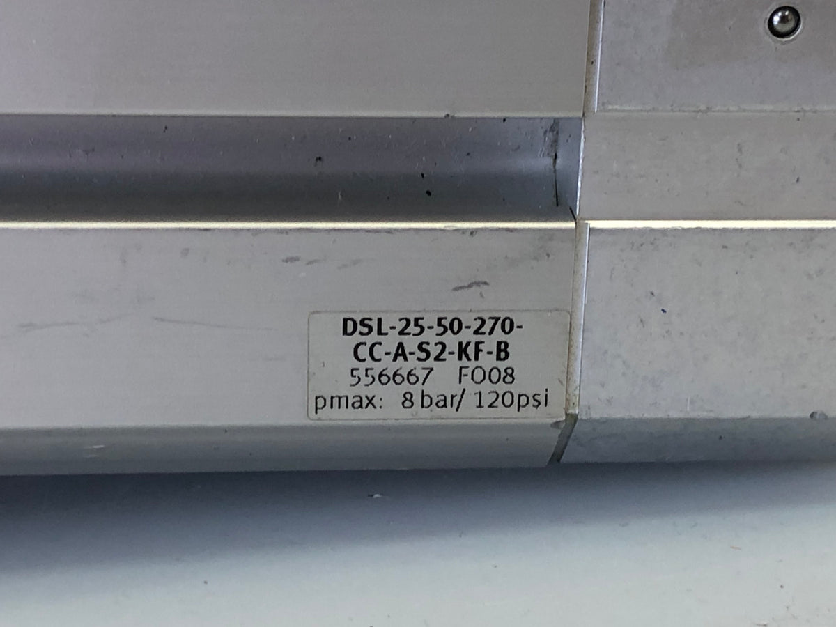 FESTO DSL‑25‑50‑270‑CC‑A‑S2‑KF‑B Swivel‑Linear Unit – 25 mm Bore, 50 mm Stroke