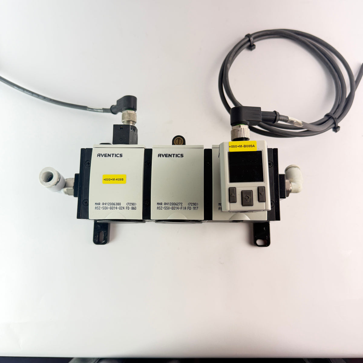AVENTICS AS2 Pneumatic Air Preparation Assembly R412006380 R412006272 R412006250 with PE5 R412010767