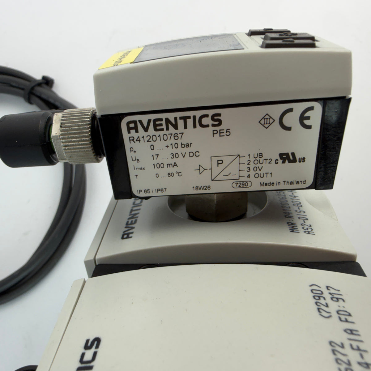 AVENTICS AS2 Pneumatic Air Preparation Assembly R412006380 R412006272 R412006250 with PE5 R412010767