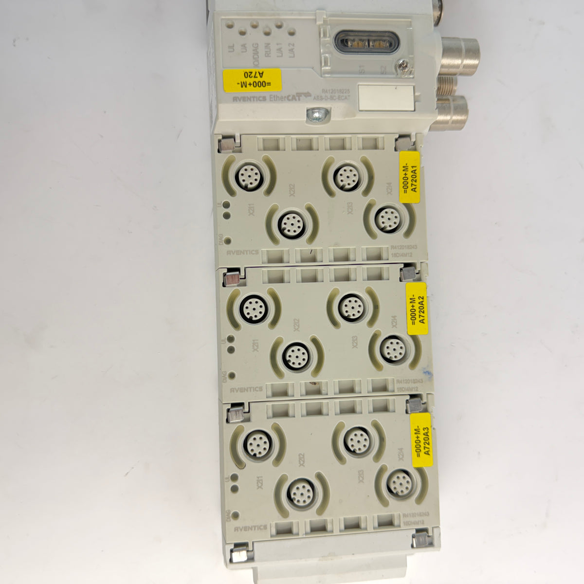 AVENTICS R480774661 AV03 Valve Island with AES-D-BC-ECAT EtherCAT & I/O Modules