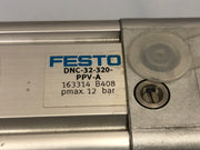 FESTO DNC‑32‑320‑PPV‑A ISO Cylinder – 32 mm Bore, 320 mm Stroke (P/N 163314)