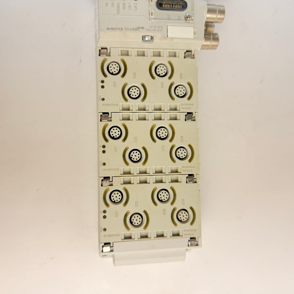 AVENTICS R480774698 AV03/AV05 Valve Island with AES-D-BC-ECAT EtherCAT & I/O Modules