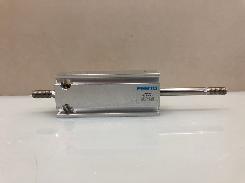 FESTO DMM‑20‑40‑P‑A‑S2 Compact Cylinder, Through‑Rod Variant (P/N 158529)