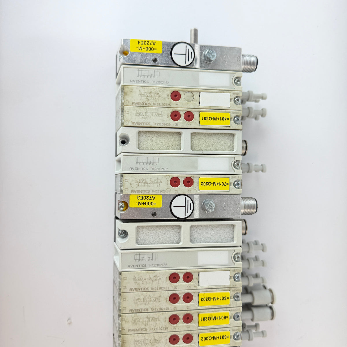 AVENTICS AES-D-BC-ECAT R412018225 EtherCAT AV03 Pneumatic Valve Island Complete Assembly