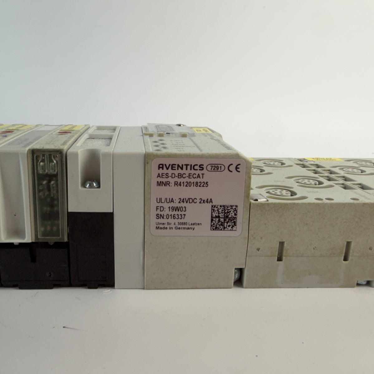 AVENTICS AES-D-BC-ECAT R412018225 EtherCAT AV03 Pneumatic Valve Island Complete Assembly