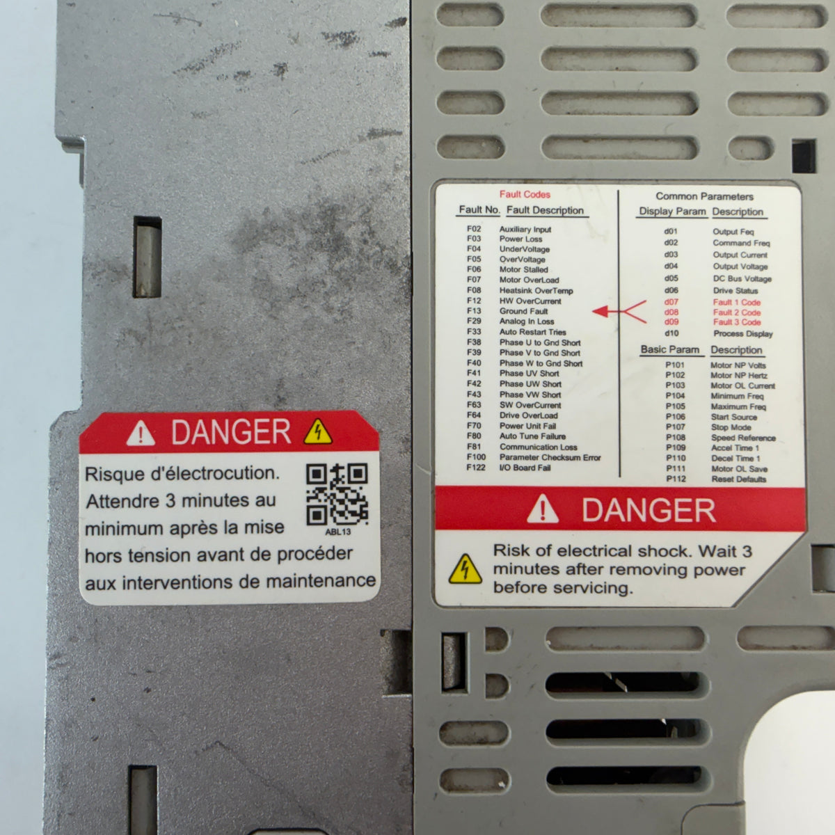 Allen-Bradley PowerFlex 4M 22F-D2P6N103 AC Drive 0.75kW 1HP 380-480V 3-Phase
