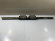 1x INA KWE 30 Linear Rail with 2 Blocks, 760mm