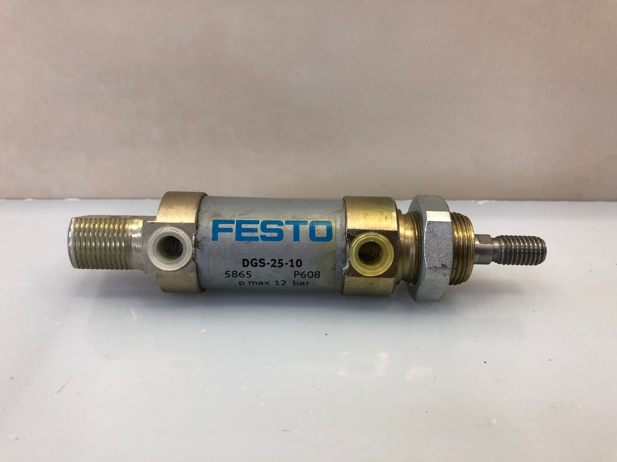 Festo DGS-25-10 5865  Pneumatic Cylinder 25mm Bore 10mm Stroke Double Acting