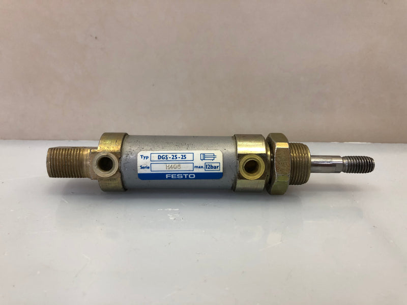 Festo DGS-25-25 H408 Pneumatic Cylinder 25mm Bore 25mm Stroke Double Acting