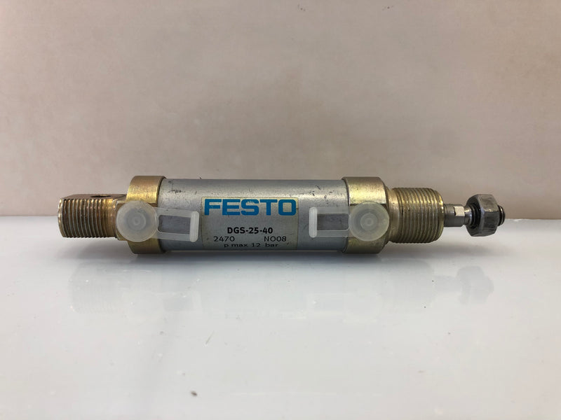 Festo DGS-25-40 2470 Pneumatic Cylinder 25mm Bore 40mm Stroke Double Acting