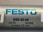 Festo DGS-25-40 2470 Pneumatic Cylinder 25mm Bore 40mm Stroke Double Acting