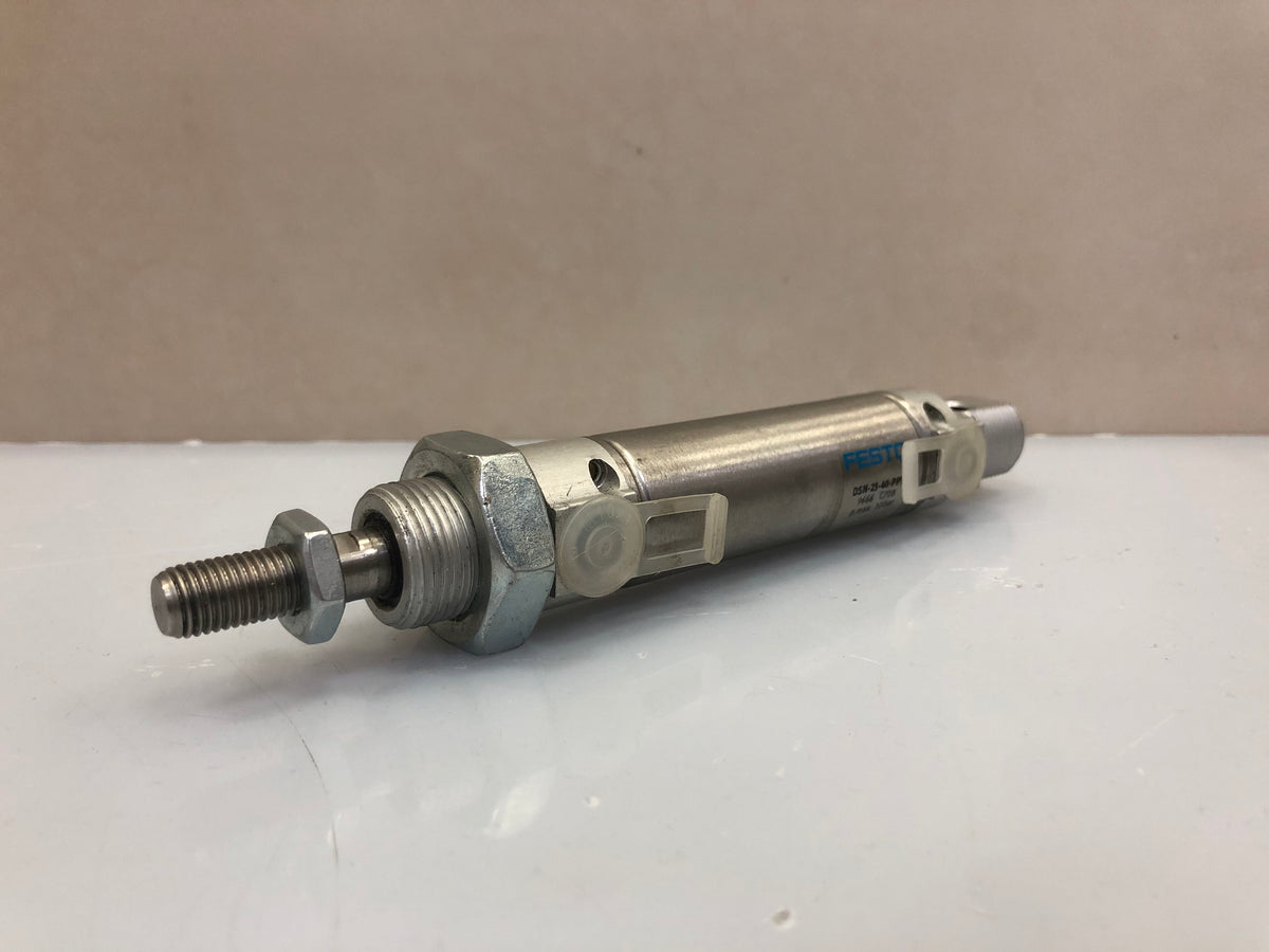 Festo DSN-25-40-PPV 9666 Pneumatic Cylinder 25mm Bore 40mm Stroke Double Acting