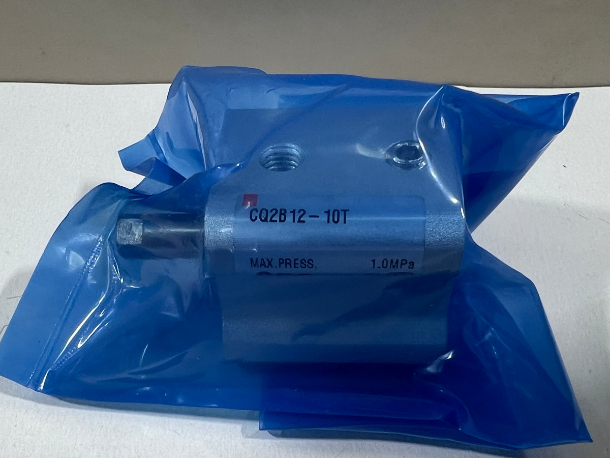 1x SMC Type CQ2B12-10T Compact Cylinder Single Acting Single Rod Spring Extend