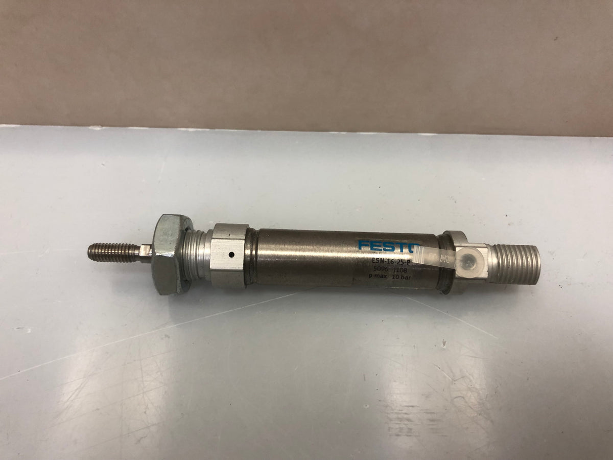 Festo ESN-16-25-P Pneumatic Round Cylinder 16mm Bore 25mm Stroke – 5096