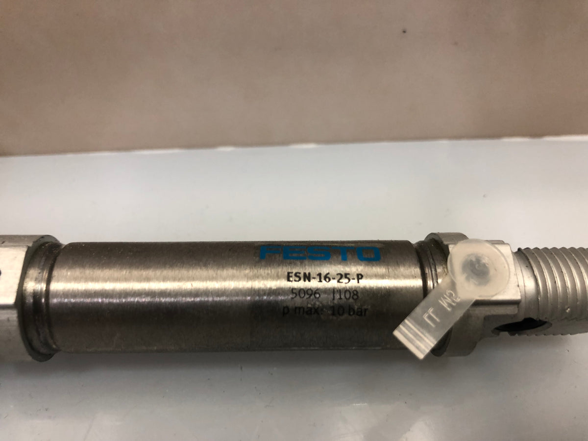 Festo ESN-16-25-P Pneumatic Round Cylinder 16mm Bore 25mm Stroke – 5096