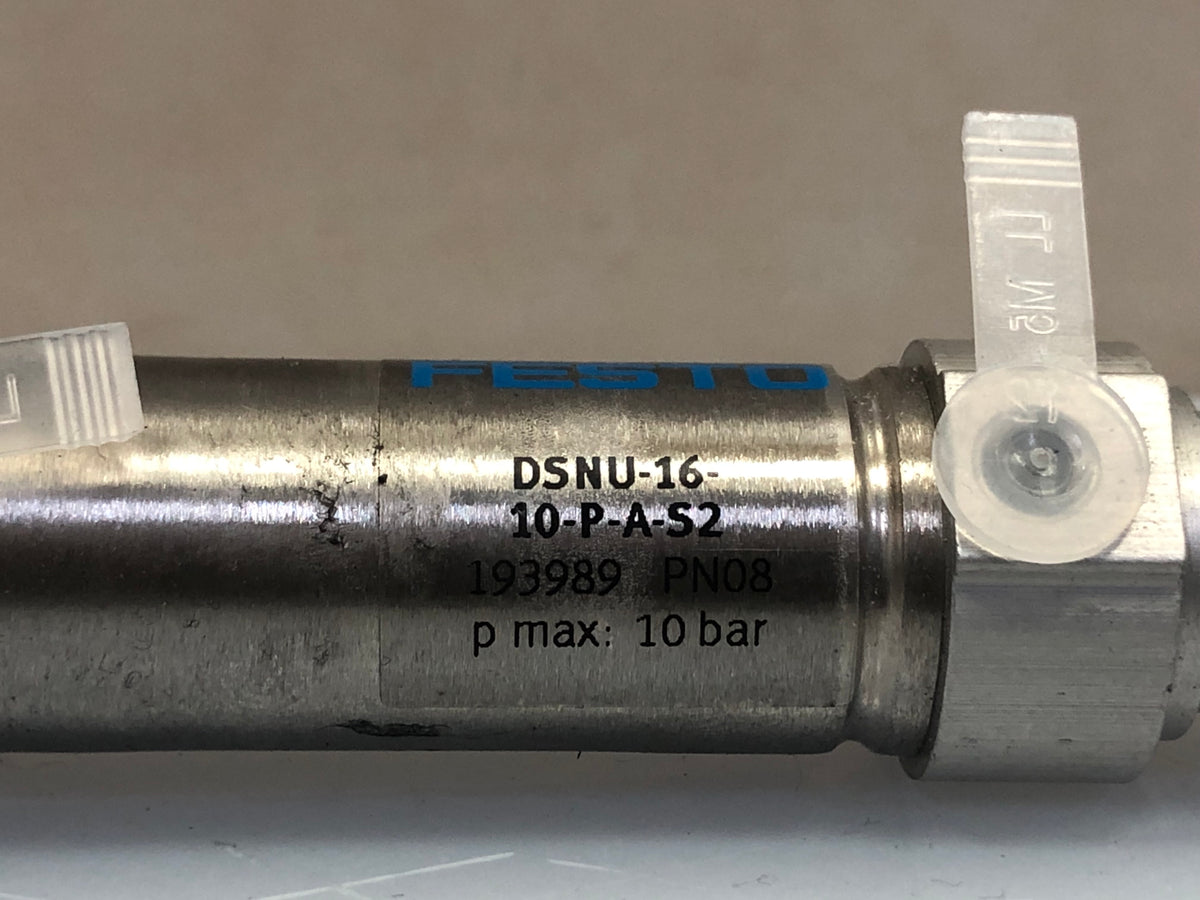Festo DSNU-16-10-P-A-S2 Pneumatic Cylinder 16mm Bore 10mm Stroke – 193989