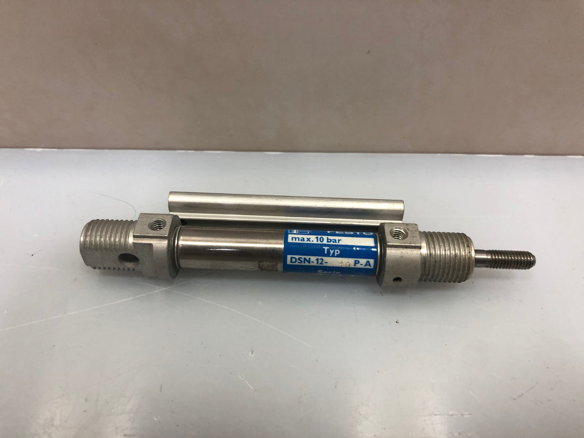 Festo DSN-12-10-P-A Pneumatic Cylinder 12mm Bore 10mm Stroke 10 Bar – 10.89R