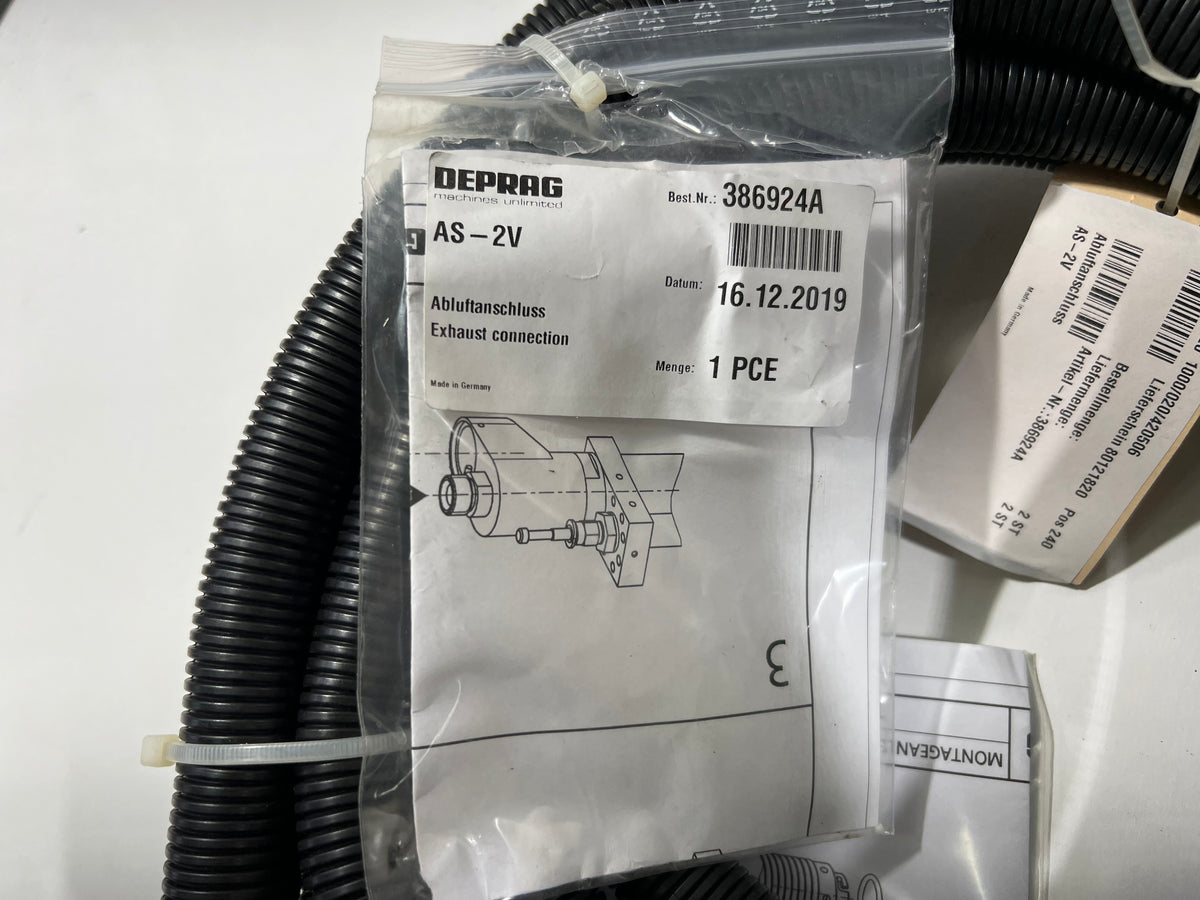 DEPRAG AS-2V 386924A Exhaust Connection
